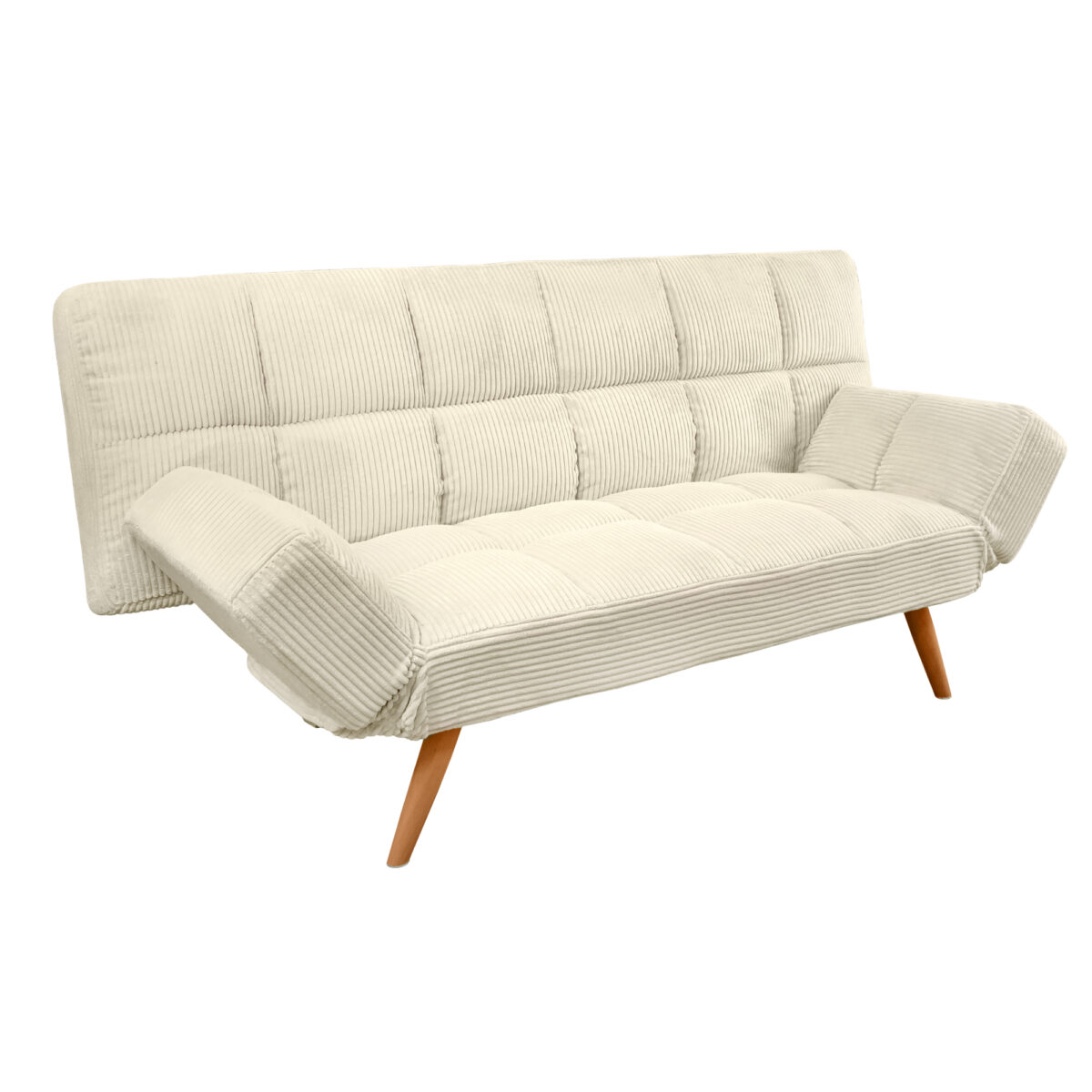 Extensible Sofa LM-58 White Velvet - Image 2