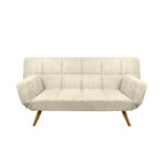 Extensible Sofa LM-58 White Velvet - Image 3