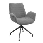 Chair MOON Moly 85 Grey Discover the MOON Moly 85 Grey armchair, perfect for any setting! Comfortable and stylish, featuring a 360° rotating mechanism, this chair from Horeca and office furniture adds refinement and stability. Quality upholstery and a sophisticated design make it ideal for a unique experience!