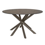 COLOMBIA HPL Table Ø1300 Discover the COLOMBIA HPL Ø1300 table, a perfect blend of utility and elegance. The 12 mm HPL tabletop is water-resistant and wear-resistant, making it ideal for daily use. With a modern design and long-term stability, this table is the perfect choice for kitchen furniture.