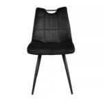 Comfort Chair Velvet Black HLR66 - Image 2