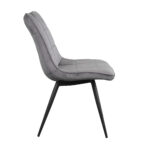 Chair CONFORT Velvet Grey HLR21 - Image 3