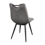 Chair CONFORT Velvet Grey HLR21 - Image 4