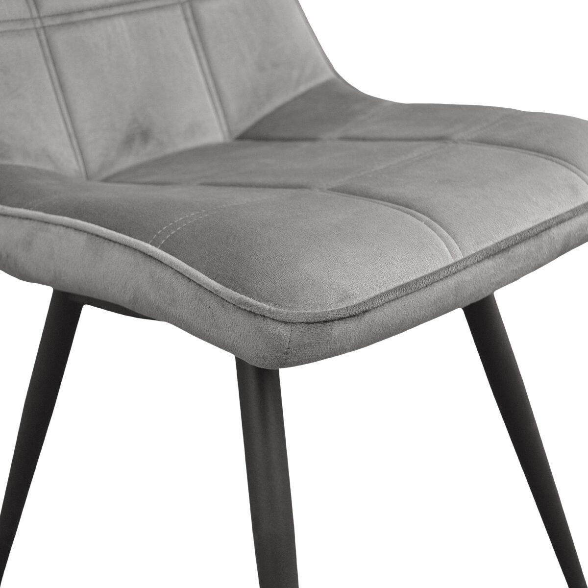 Chair CONFORT Velvet Grey HLR21 - Image 5