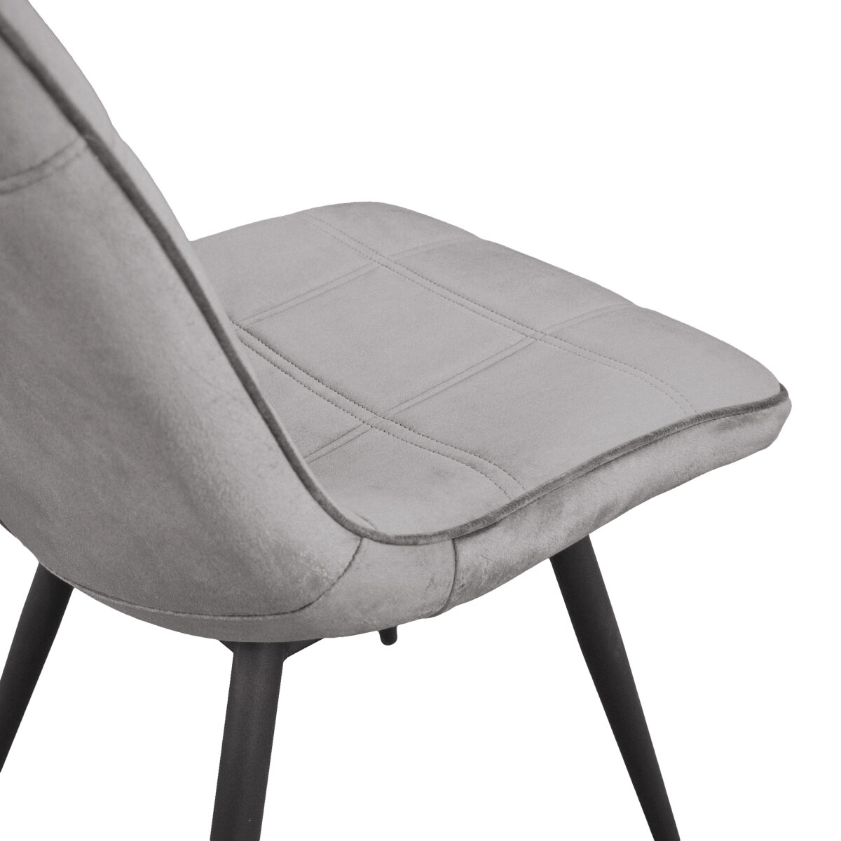 Chair CONFORT Velvet Grey HLR21 - Image 6