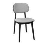 LULA Chair Fabric (Rush 93) + Black Legs