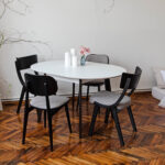 LULA Chair Fabric (Rush 93) + Black Legs - Image 2