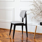 LULA Chair Fabric (Rush 93) + Black Legs - Image 7