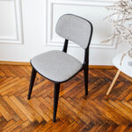 LULA Chair Fabric (Rush 93) + Black Legs - Image 8