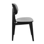 LULA Chair Fabric (Rush 93) + Black Legs - Image 10