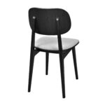 LULA Chair Fabric (Rush 93) + Black Legs - Image 11
