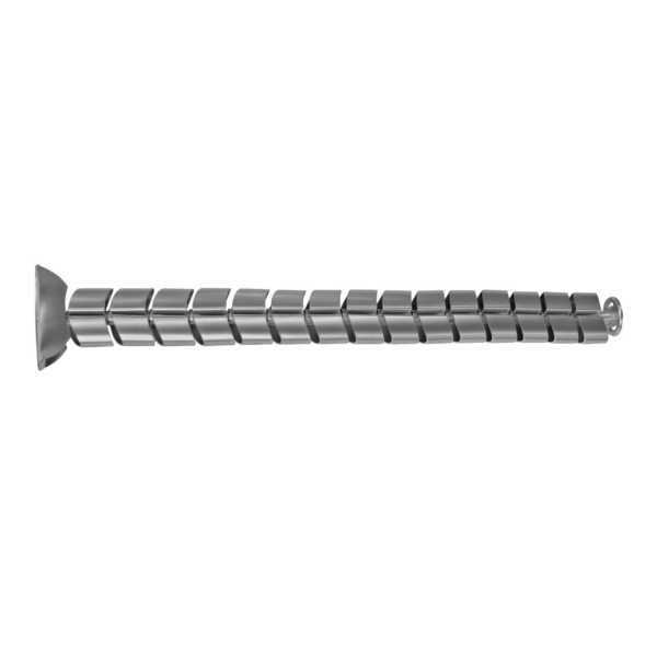 Cable organizer Vertebra DF.8920, L780mm Discover the Vertebra DF.8920 Cable Organizer, with a length of 780mm. Ideal for the office, this innovative accessory flexes and bends thanks to its 15 detachable vertebrae, allowing for efficient cable management. Perfect for a tidy space!