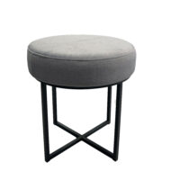 HUGO Stool Discover the HUGO stool, an essential comfort element for your living room! Made with a metal frame and upholstered in soft velvet, this compact stool stands 45 cm tall and offers you flexibility and style. Choose from a wide range of colors and textures!