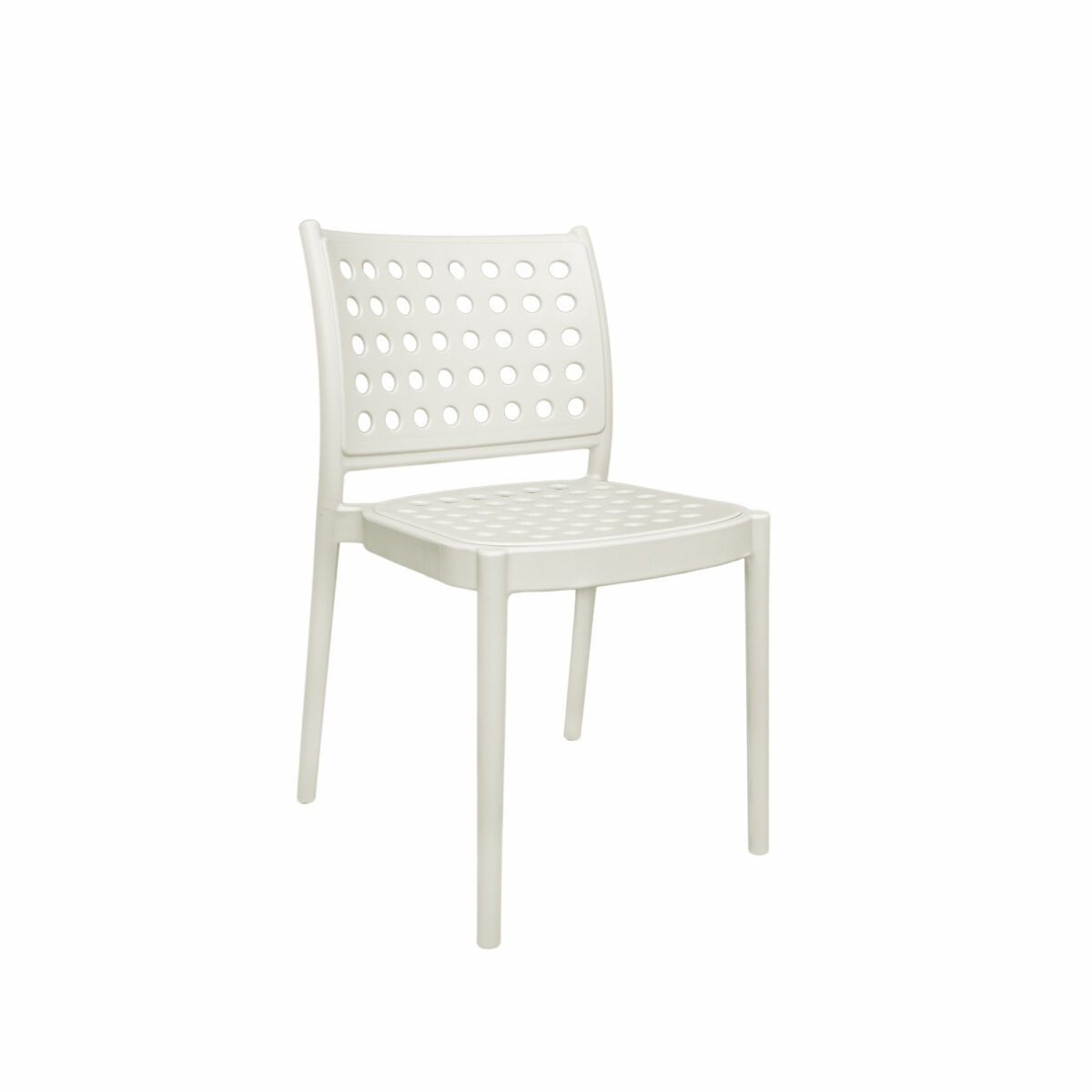 Chair EROS White Discover the EROS White Chair, perfect for kitchen and garden furniture. Made from weather-resistant polypropylene, this chair offers optimal comfort and a stackable design for space-saving. Ideal for any setting, it adds elegance and functionality.