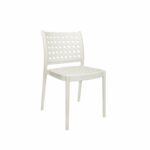 Chair EROS White Discover the EROS White Chair, perfect for kitchen and garden furniture. Made from weather-resistant polypropylene, this chair offers optimal comfort and a stackable design for space-saving. Ideal for any setting, it adds elegance and functionality.