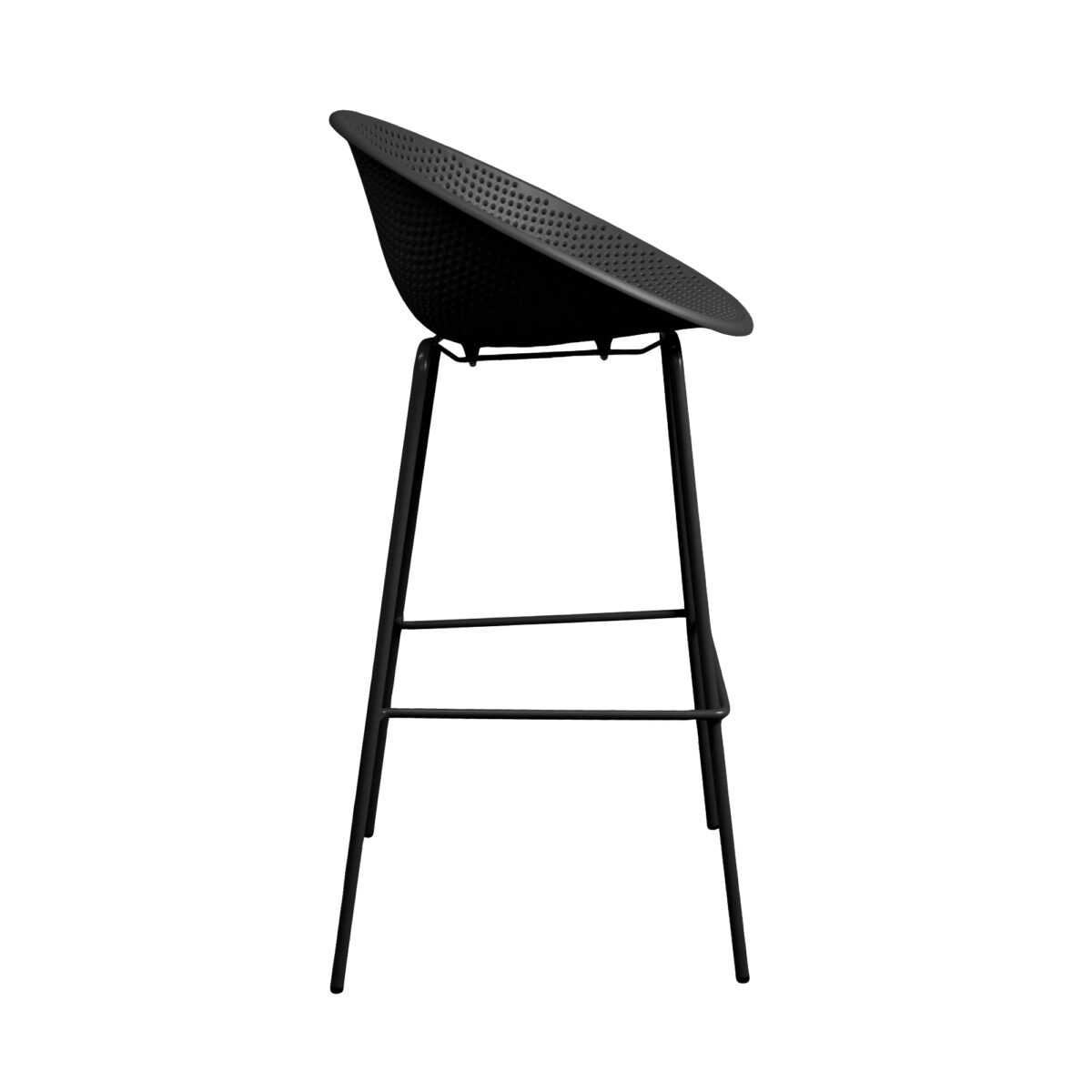 CASTOR Black Bar Stool - Image 3