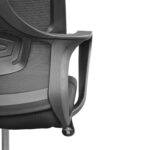 Office Armchair F-20141 A Black + Black Frame - Image 5