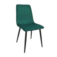Scaun DC-90P~N56 Catifea Green+Black Legs Transformă-ți bucătăria cu scaunul DC-90P N56! Cu un design elegant din catifea verde și picioare din metal rezistent, acest scaun combină confortul cu frumusețea. Disponibil în diverse culori, este alegerea ideală pentru un interior modern.