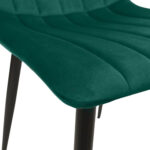 Scaun DC-90P N56 Catifea Green+Black Legs - imagine 4
