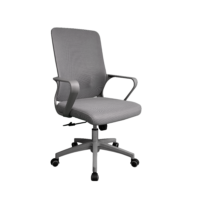 Office Armchair F-20141 A Grey Seat + Grey Frame Discover the F-20141A office chair, perfect for productive work. With a modern grey design and exceptional comfort, this chair features durable plastic legs and a metal body. Adjust it easily thanks to the Tilt mechanism. Hurry up and add the desired comfort to your office!
