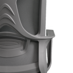 Office Armchair F-20141 A Grey Seat + Grey Frame - Image 5