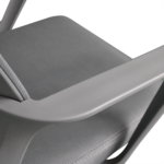 Office Armchair F-20141 A Grey Seat + Grey Frame - Image 6
