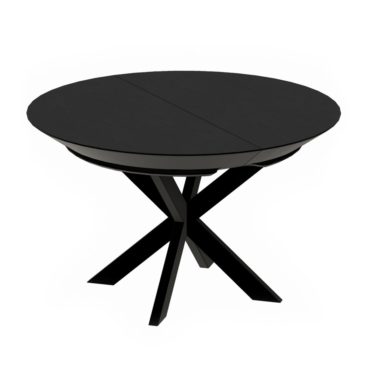 Nova Table Veneer Black Top + Black Legs Discover the Nova Table with Black Top and Black Legs, an elegant piece of furniture for the kitchen, perfect for family gatherings. The MDF top with oak wood, extendable up to 227 cm, combines modern style with durability. Choose quality!