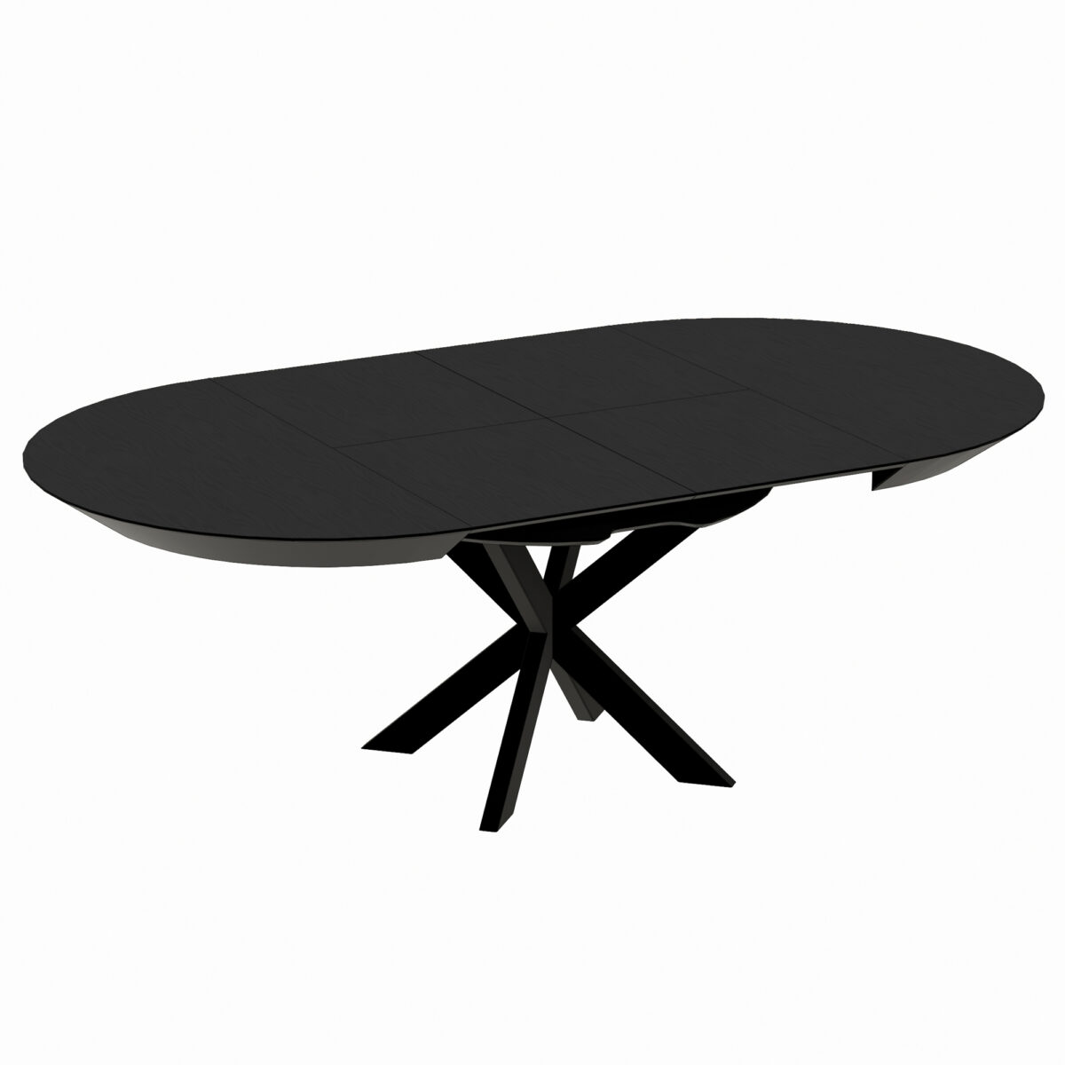 Nova Table Veneer Black Top + Black Legs - Image 3