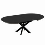 Nova Table Veneer Black Top + Black Legs - Image 3