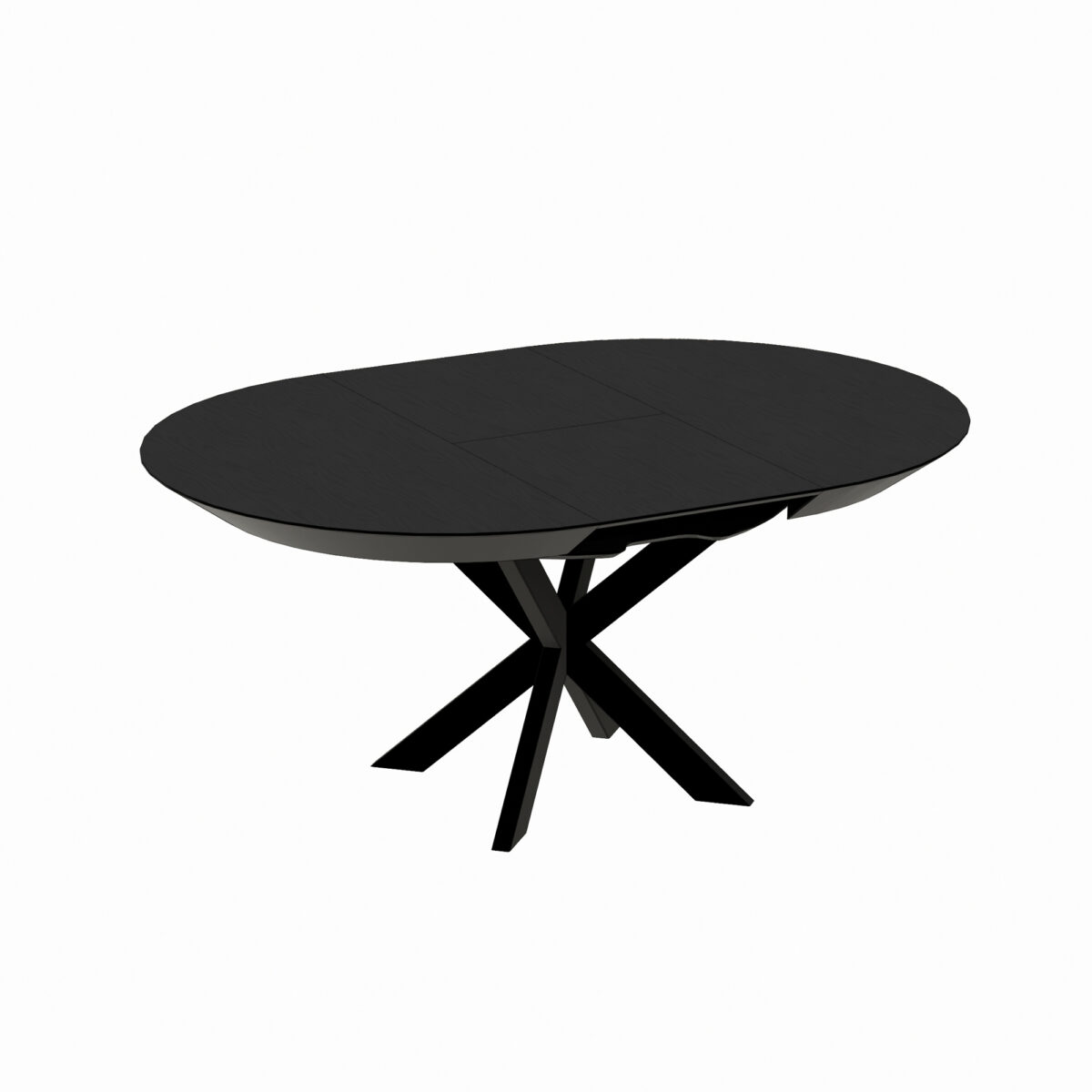 Nova Table Veneer Black Top + Black Legs - Image 4