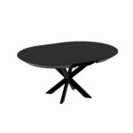 Nova Table Veneer Black Top + Black Legs - Image 4