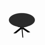 Nova Table Veneer Black Top + Black Legs - Image 7