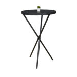 Trento Bar Table Ø680 Discover the Trento Bar Table Ø680, ideal for your kitchen furniture! With a modern design, a 36 mm melamine topped surface, and a sturdy metal frame, this high table combines style with functionality. Perfect for moments of relaxation!