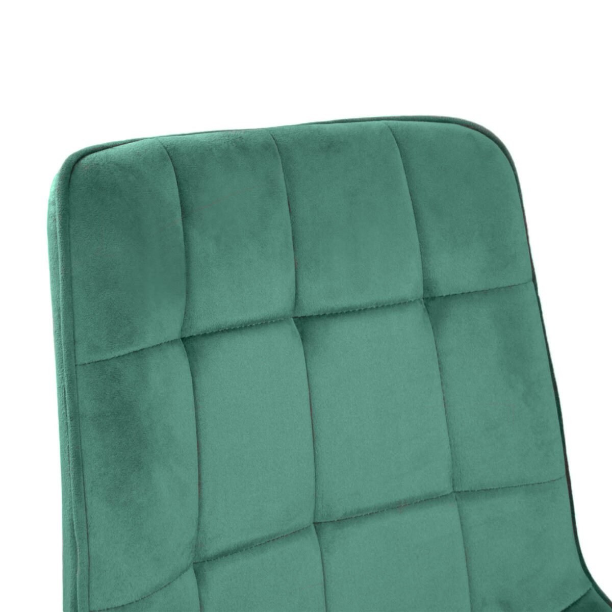 Hans Velvet Chair Green HLR57 + Black Legs - Image 7