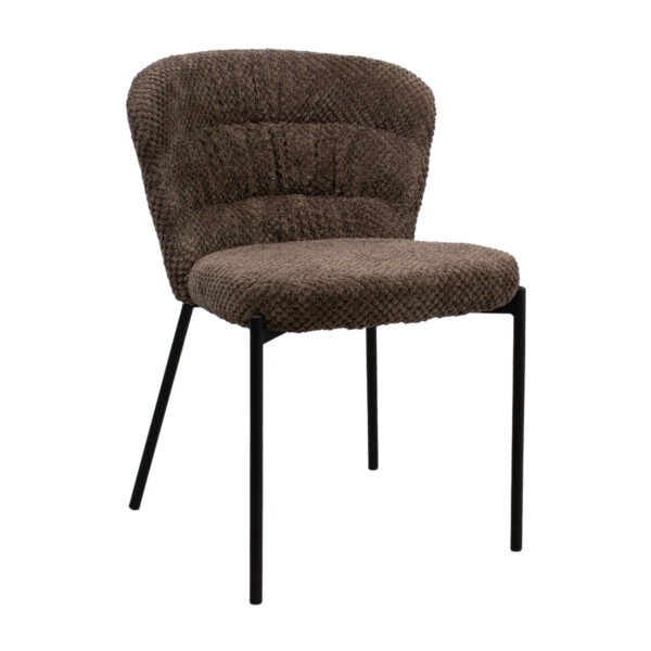 Vivaldi Brown Ladder Chair Discover the Vivaldi Brown Escada Chair, perfect for kitchen furniture! Comfort combines with a modern design, making it ideal for family meals. Elegant upholstery and a painted metal frame ensure stability. Suitable dimensions and a maximum capacity of 120 kg.