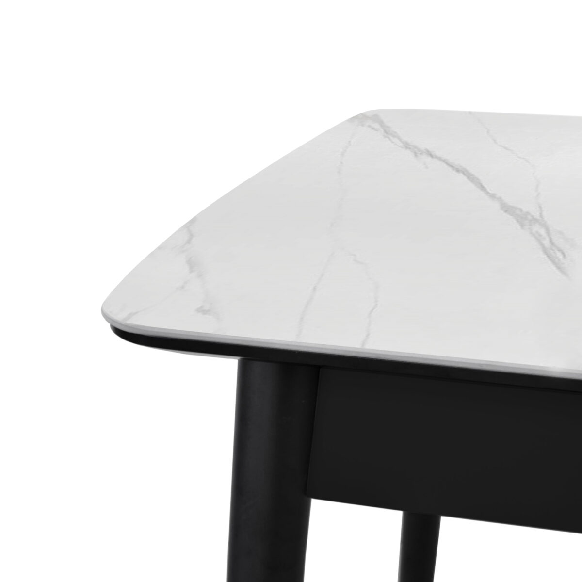 Granna Table White + Black Legs - Image 3