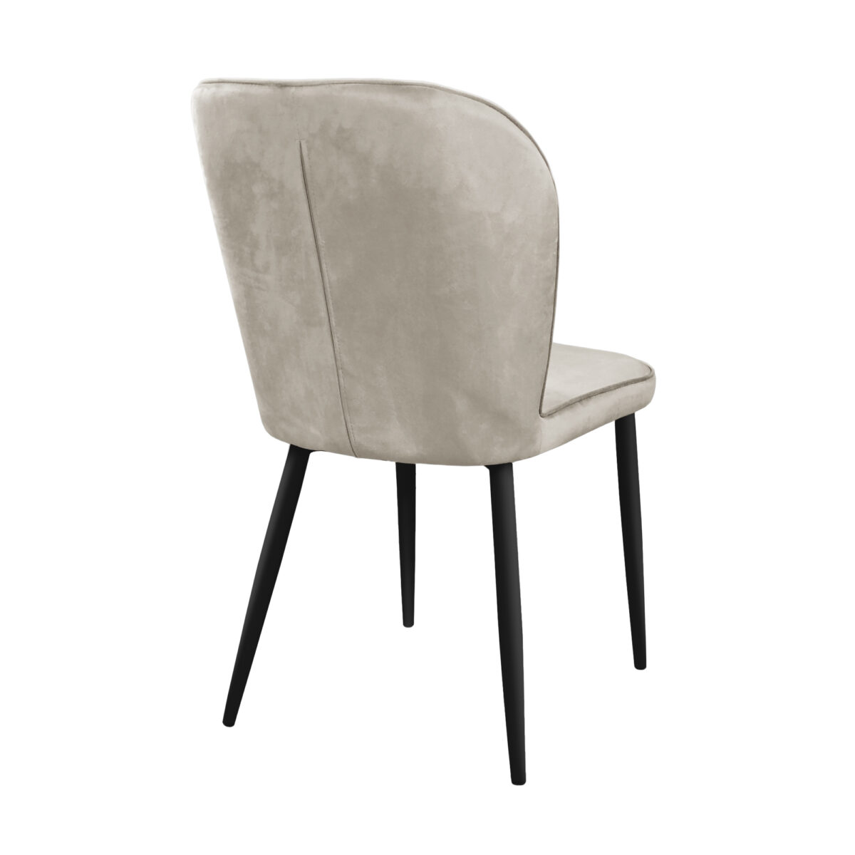 Tusk Camel Velvet + Black Legs Chair (Copy) - Image 4