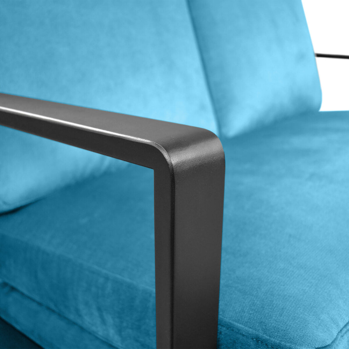 YORK Blue Sofa - Image 5