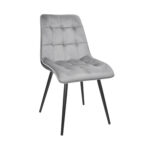 Capella Chair – Grey + Black Legs HLR20
