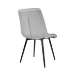 Capella Chair - Grey + Black Legs HLR20 - Image 2