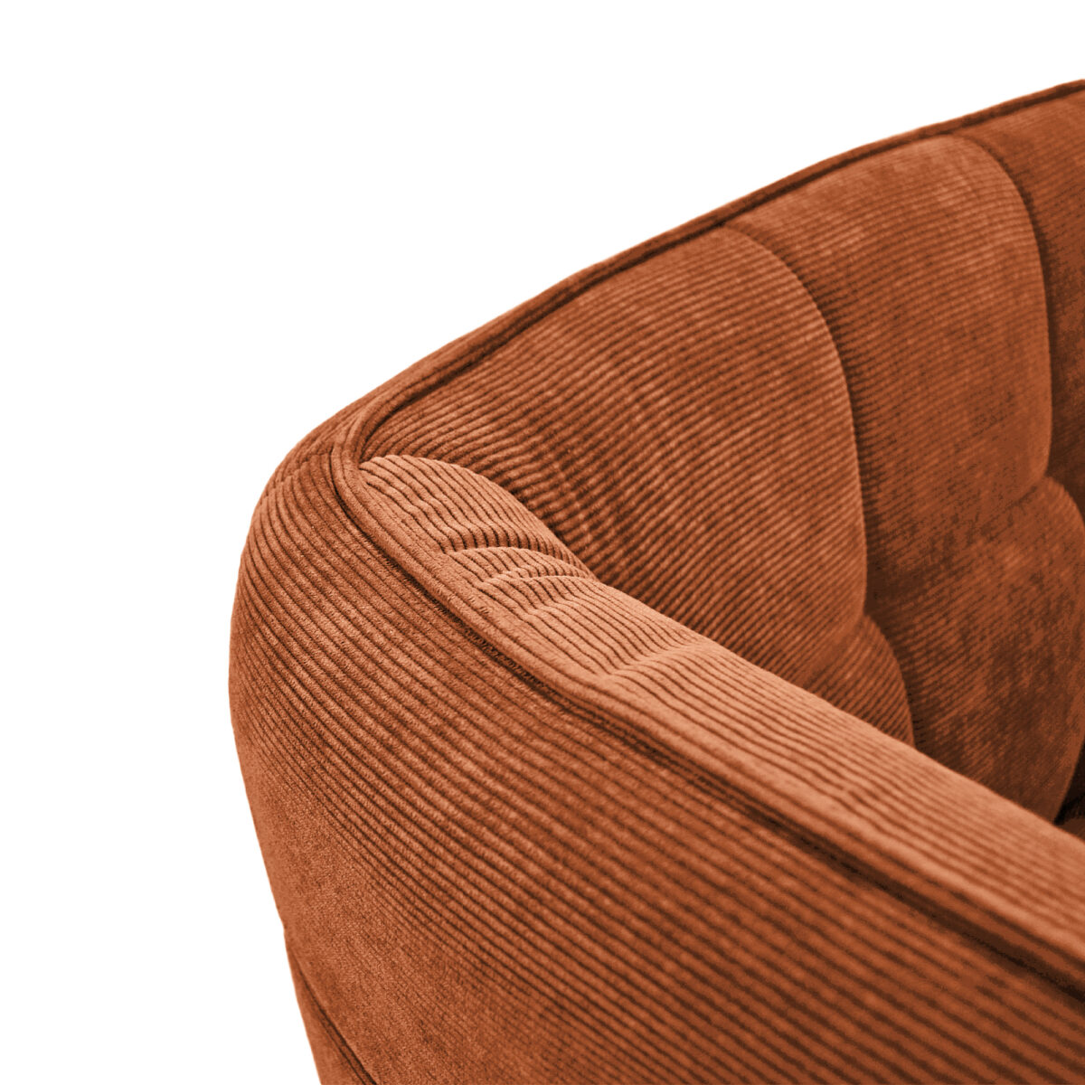 W310G Velvet Orange Armchair - Image 5