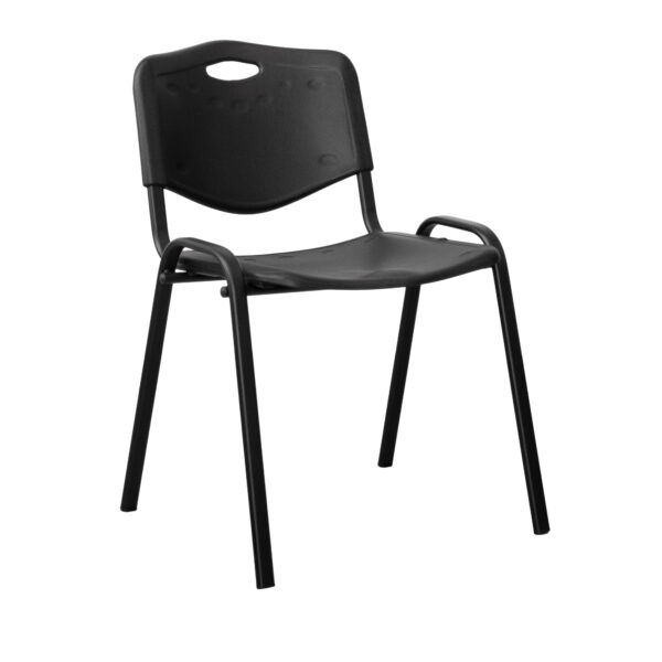 ISO Q-Plast Office Chair Discover the ISO Q-Plast Office Chair, an ergonomic chair made of plastic and metal, perfect for offices. Comfortable, durable, and stable, it supports up to 120 kg with optimal dimensions. Choose efficiency and modern style for your workspace!