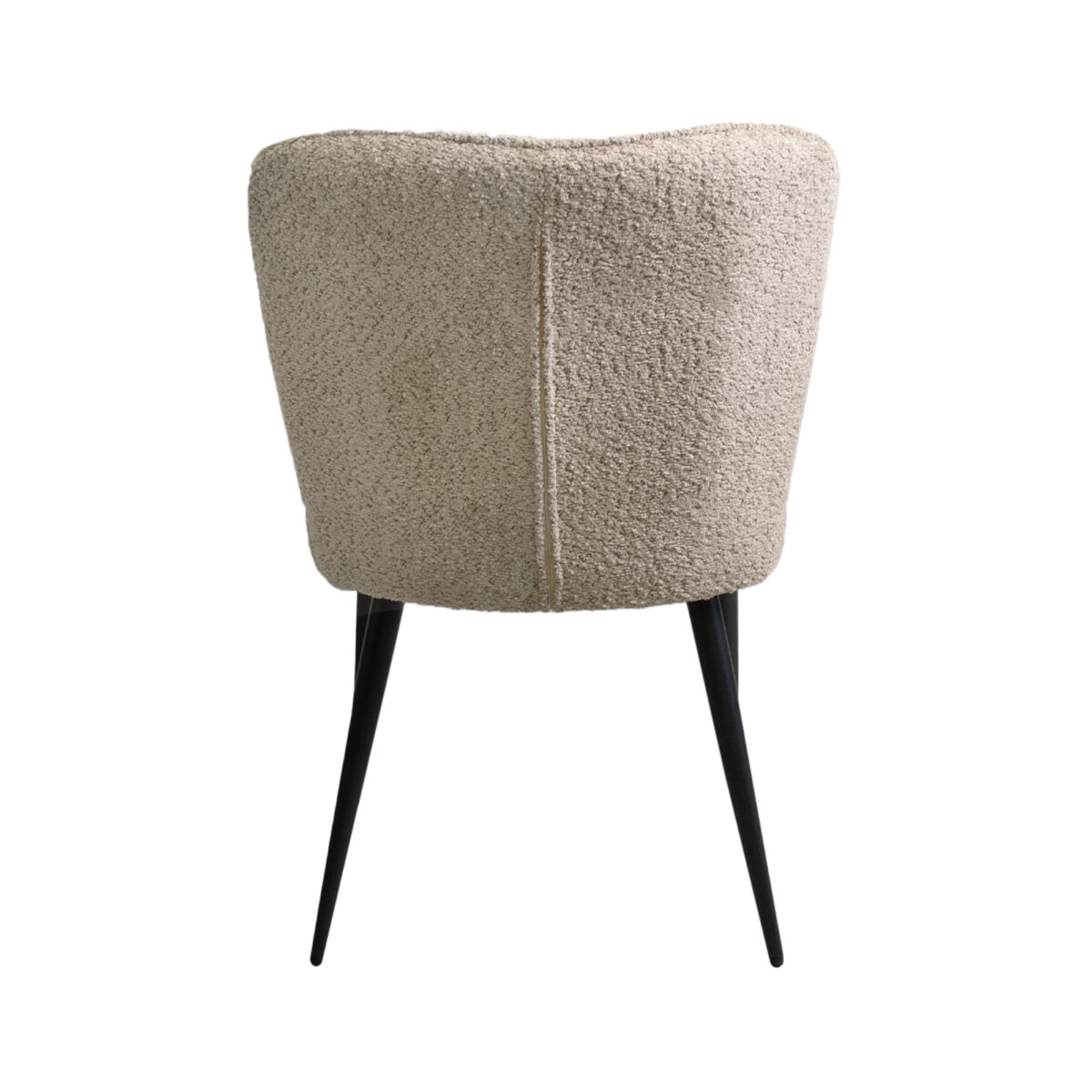 Tusk Camel Velvet + Black Legs Chair - Image 5