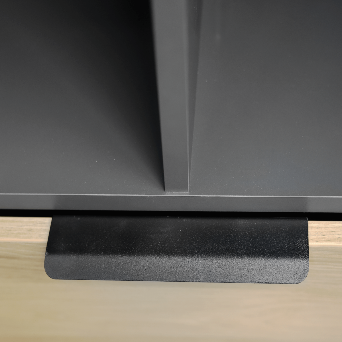Cabinet with aluminum frames and LED lighting. - Image 4