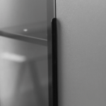 Cabinet with aluminum frames and LED lighting. - Image 5