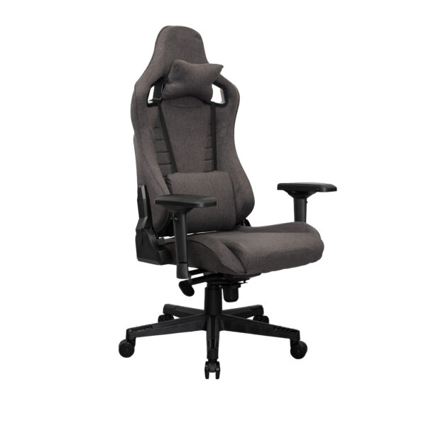 Dalen Grey Gaming Armchair Discover the Dalen Grey Gaming Chair, perfect for the office and gaming! With ergonomic support, breathable upholstery, and adjustable arms, it offers long-lasting comfort and performance. The durable plastic base ensures stability, while the rubber wheels allow for smooth movement. Choose comfort!