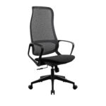 Ted Black Office Armchair Discover everyday comfort with the Ted Black Office Armchair! This ergonomic chair features a sturdy structure, acrylic mesh upholstery, and soft armrests, ensuring a pleasant working experience. The Tilt mechanism allows for easy adjustments, making it perfect for any office.