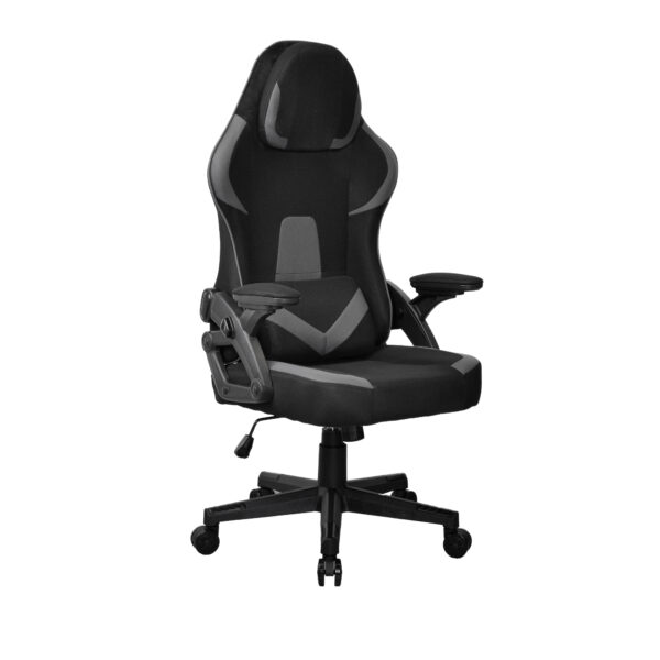 Trefor Black/Grey Gaming Armchair Discover the Trefor Black/Grey Gaming Chair, ideal for the office and gaming! It offers long-lasting comfort, ergonomic support, and adjustments for an excellent experience. With a modern design, this sturdy chair supports up to 120 kg. Choose comfort and style!