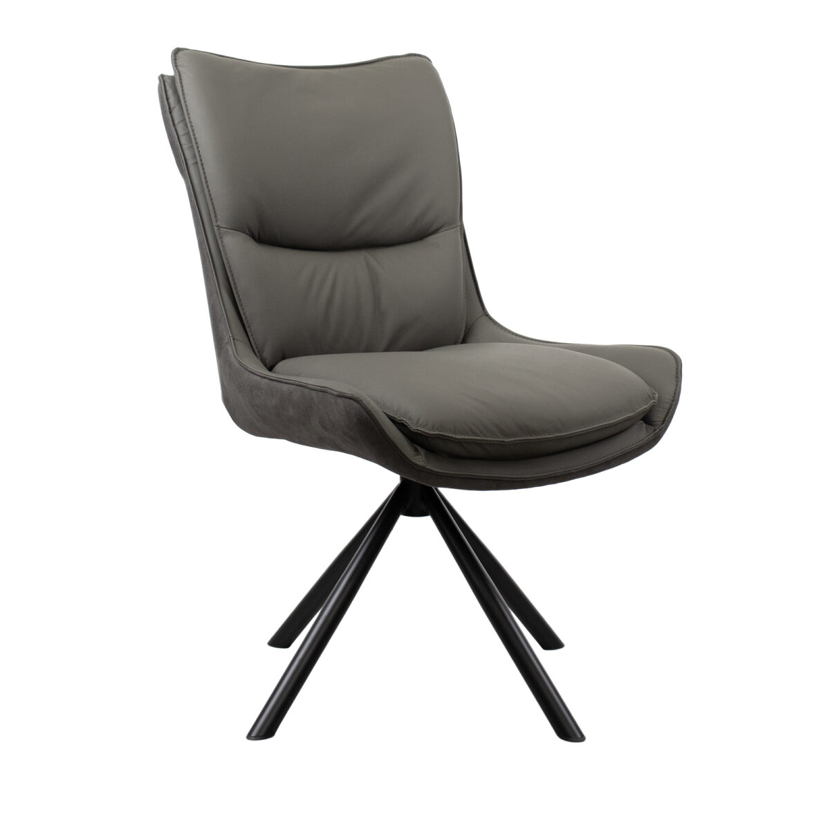 C-710 Denim Brown + Transprint Legs Chair