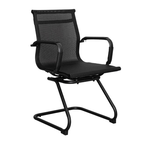 Chair Office F-75L Black/Chrome Mesh Discover the F-75L Black/Chrome Mesh Chair, a modern and ergonomic office chair made of metal and upholstered with mesh material for enhanced comfort. Ideal for any workspace, it supports up to 120 kg, providing stability and aesthetic appeal. Choose comfort at your desk!